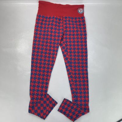 Genuine Merchandise by loudmouth Texas Rangers Blue/Red Sport Leggings Size M/L